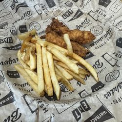 Wayback Burgers - Chicken tenders and fries