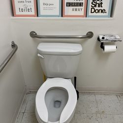 Areum's Sweet Recipes - A little bathroom humour (zoom in to read them).