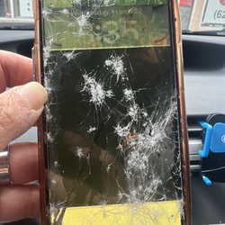Iphone Paramedics - The before picture. This phone was in really bad shape.