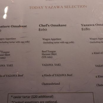 YAZAWA - Menu - Japanese Near Me - Beverly Hills, California YAZAWA - Menu - Japanese Near Me - Beverly Hills, California