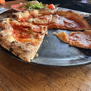 The Oven - Pepperoni pizza, very thin, no support from the crust. - Pizza Near Me - Bath, BAS