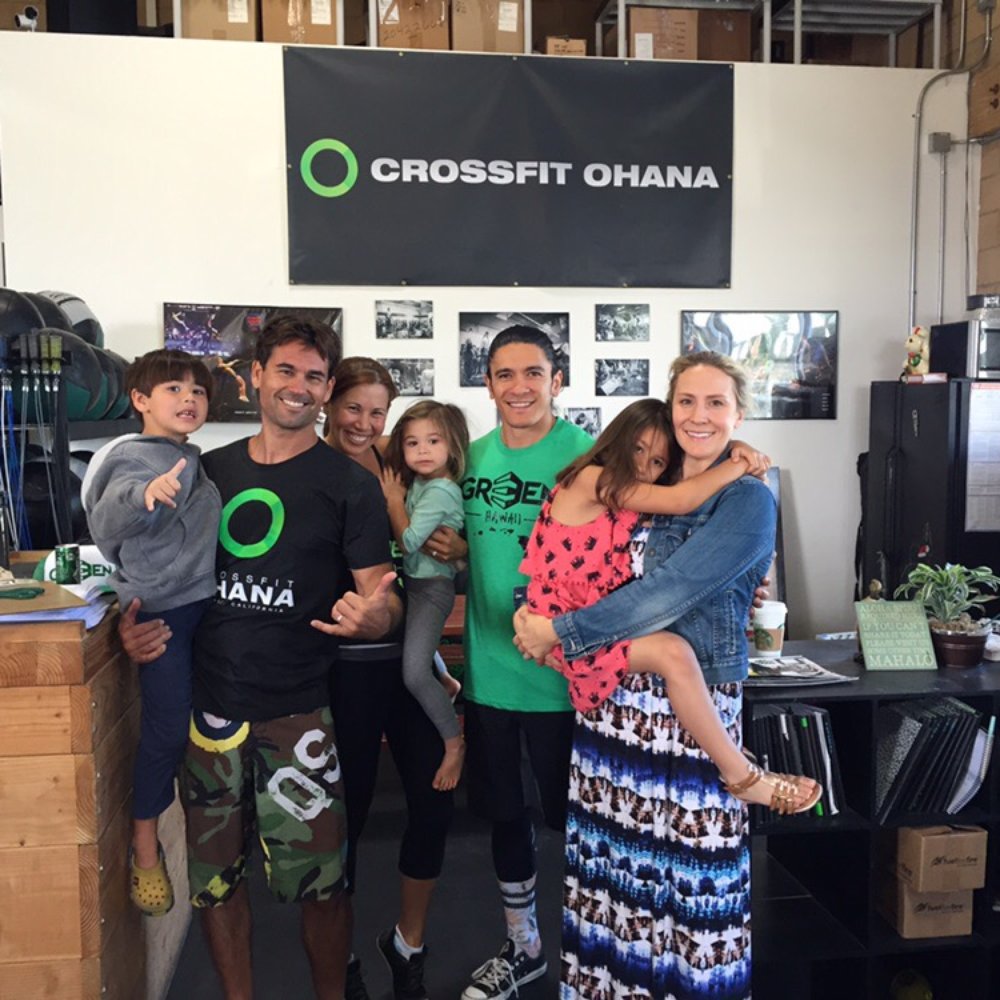 CrossFit Ohana - CrossFit Ohana is a true family. That's owner Darren Savella in a Gr3en Hawaii shirt & my husband Alan in a CF Ohana shirt. - Interval Training Gyms Near Me - Lompoc, California