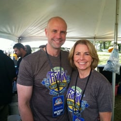 Great Lakes Brew Fest - Ford and Brenda enjoyed pouring beer for Rock Bottom Brewery - Milwaukee