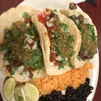 Macho Taco - Taco plate, chorizo and carnitas. - Tacos Near Me - Agawam, Massachusetts Macho Taco - Taco plate, chorizo and carnitas. - Tacos Near Me - Agawam, Massachusetts