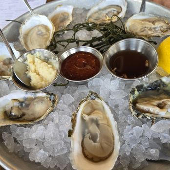 The Choptank - Local freshly shucked oysters from the raw bar. Hint: freshly ground horseradish guaranteed to clear the sinuses. - Seafood Near Me - Annapolis, Maryland
