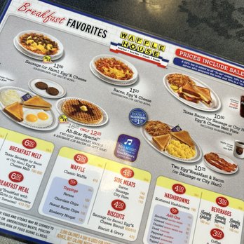 Waffle House - Fort Pierce - Breakfast Menu - Diners Near Me - Fort Pierce, Florida