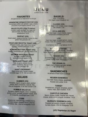 Menu photo 2 Saint Coffee Shop Los Angeles, CA Menu photo 2 Saint Coffee Shop Los Angeles, CA