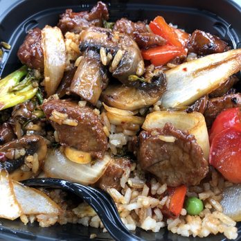 Panda Express - Peppered beef. Way too much pepper. Wasn't a fan. - Chinese Near Me - Castle Rock, Colorado