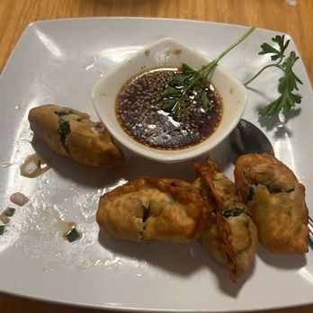 Seoul Korean Restaurant - Dumplings. Had to crack them open to release some heat. They're delicious. - Korean Near Me - Naples, Florida Seoul Korean Restaurant - Dumplings. Had to crack them open to release some heat. They're delicious. - Korean Near Me - Naples, Florida