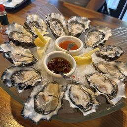 Raw Oyster with Thai Chili and Ponzu Sauce Raw Oyster with Thai Chili and Ponzu Sauce
