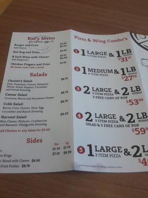 Menu photo 1 Christo's Sarnia, ON Menu photo 1 Christo's Sarnia, ON