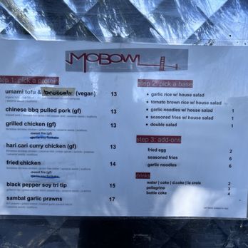 MoBowl - Menu - Food Trucks Near Me - Brisbane, California