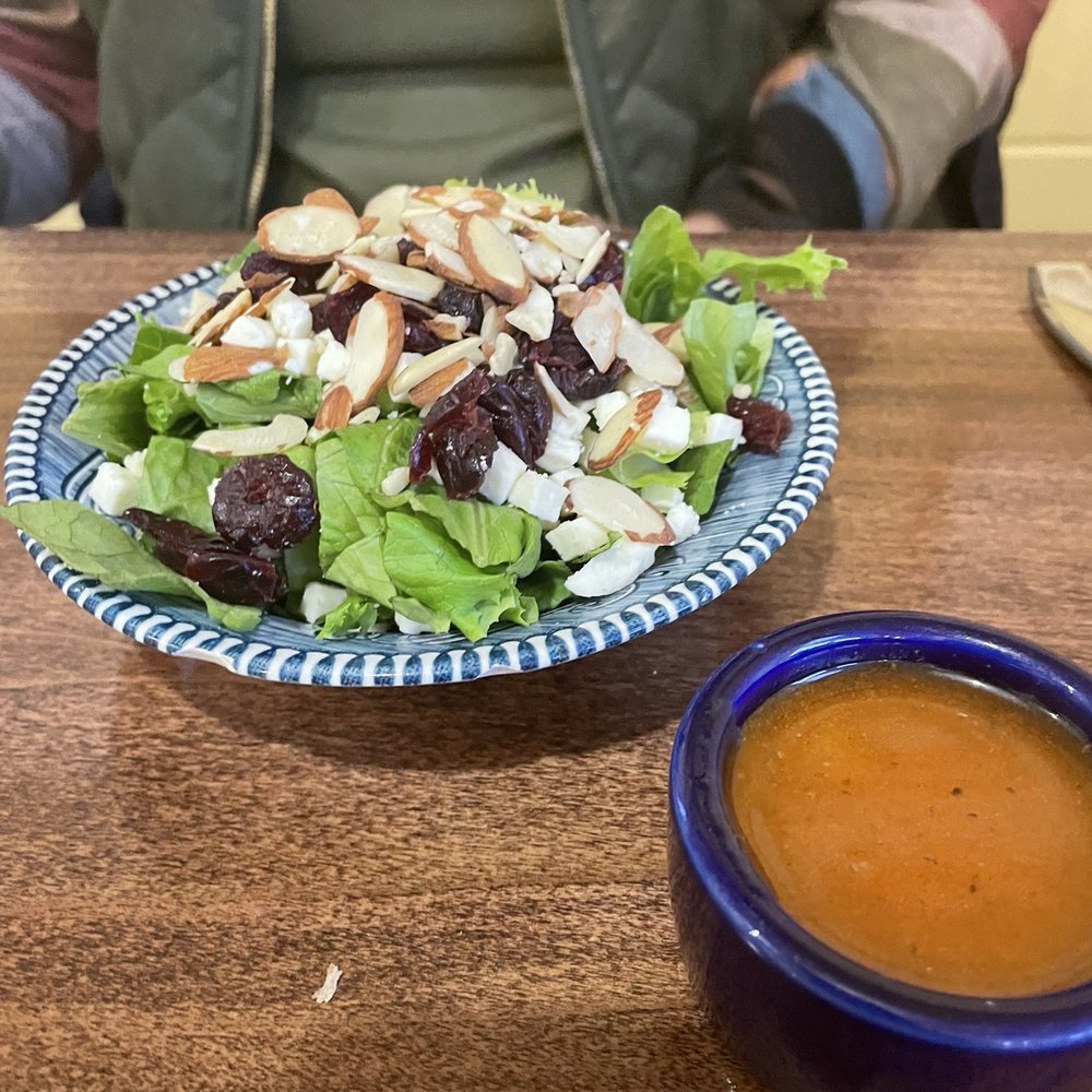 Honeysuckle Hill Bee-stro - Side salad with cranberry, feta, edamame, etc and honey house dressing. - Desserts Near Me - Brazil, Indiana