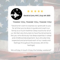 Sleep Cadets - David and Carla's testimonial