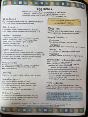 Menu photo 8 Half Day Cafe Mason, OH