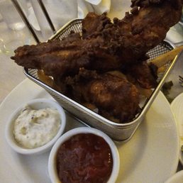 Children's menu: fish and chips - burnt AF Children's menu: fish and chips - burnt AF