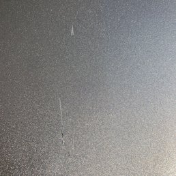 Scratches from the shammy. Metal hit my car. Scratches from the shammy. Metal hit my car.