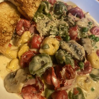 Mama's Pizzeria - Tortellini Pasta The pasta is filled with some type of cheese, which adds to the scrumptious flavor of this dish. Try the Raspberry Tea! - Pizza Near Me - McAllen, Texas Mama's Pizzeria - Tortellini Pasta The pasta is filled with some type of cheese, which adds to the scrumptious flavor of this dish. Try the Raspberry Tea! - Pizza Near Me - McAllen, Texas