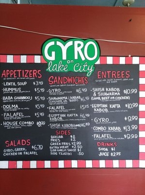 Menu photo 3 Gyro on Lake City Seattle, WA