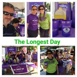 New Outlook Homecare - Sponsoring the Alzheimer's Association Longest Day Lemonade stands in Needham.
