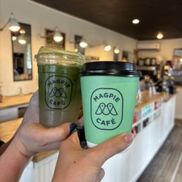 Speciality latte and matcha lemonade :)