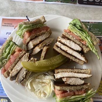 The New Berlin Diner - Cajun chicken club sandwich (I requested no bacon) - Diners Near Me - Berlin, New Jersey