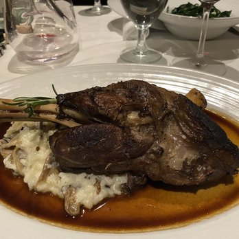 Lucio's - Braised lamb shank over truffle mushroom risotto - Italian Near Me - Closter, New Jersey Lucio's - Braised lamb shank over truffle mushroom risotto - Italian Near Me - Closter, New Jersey