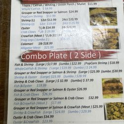J&D Seafood - Menu