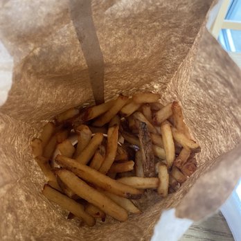 Five Guys - Fries overloaded - this was a small order - Burgers Near Me - Brentwood, California