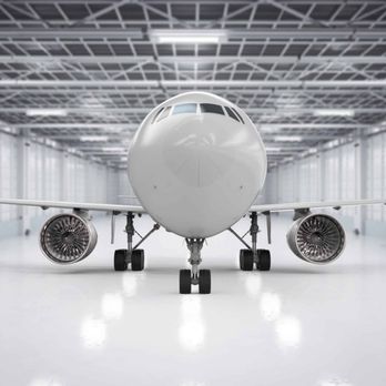 Floorguard - a white airplane in a hangar - Flooring Near Me - Nerwark, Delaware Floorguard - a white airplane in a hangar - Flooring Near Me - Nerwark, Delaware
