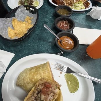 Taqueria El Maizal - Carnitas burrito, wet burrito and chips with salsa. - Mexican Near Me - Simi Valley, California Taqueria El Maizal - Carnitas burrito, wet burrito and chips with salsa. - Mexican Near Me - Simi Valley, California
