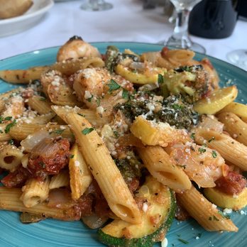 Nicolettas Italian Cafe - Pasta Primavera with grilled shrimp - Italian Near Me - Cooperstown, New York Nicolettas Italian Cafe - Pasta Primavera with grilled shrimp - Italian Near Me - Cooperstown, New York