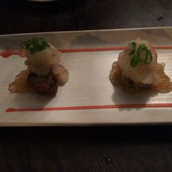 Sun Wah Restaurant & Function Centre - Ginger pear scallops with crispy pork belly.
