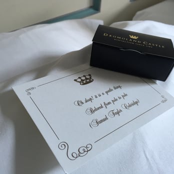 Dromoland Castle - Turn down service included tasty homemade chocolate truffles and a cute Irish saying each night - Hotels Near Me - Newmarket-on-Fergus, CE