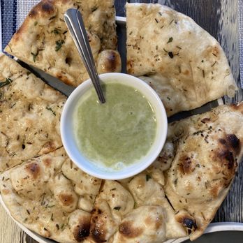 Marigold - Rosemary garlic naan - Indian Near Me - Eastchester, New York Marigold - Rosemary garlic naan - Indian Near Me - Eastchester, New York