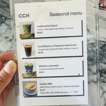 Calabasas Coffee House - CCH Seasonal Menu. I tired the Golden Milk and loved it! - Coffee & Tea Near Me - Calabasas, California