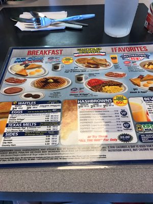 Menu photo 8 Waffle House Cocoa Beach, FL