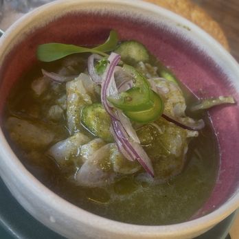 Tacolina - Shrimp Aguachile was excellent - Salad Near Me - Los Angeles, California