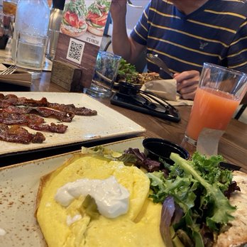 First Watch - Million Dollar Bacon and The Works Omelet - Breakfast & Brunch Near Me - St George, Utah First Watch - Million Dollar Bacon and The Works Omelet - Breakfast & Brunch Near Me - St George, Utah
