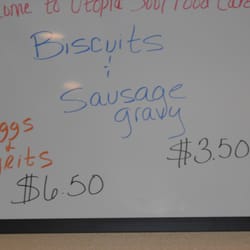 Pic of special of day board.