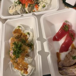 Cilantro Tuna Cut Roll Kewpie Scallop Cut Roll