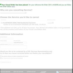 DSL Extreme - PROOF THAT SERVICE WAS STOPPED AT MY ADDRESS BY THE ASSHOLE THAT USE TO LIVE HERE. SO WHY DON'T I HAVE SERVICE YET WITH ATT!