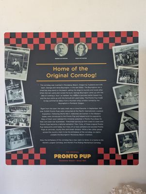 Menu photo 2 The Original Pronto Pup Rockaway Beach, OR Menu photo 2 The Original Pronto Pup Rockaway Beach, OR