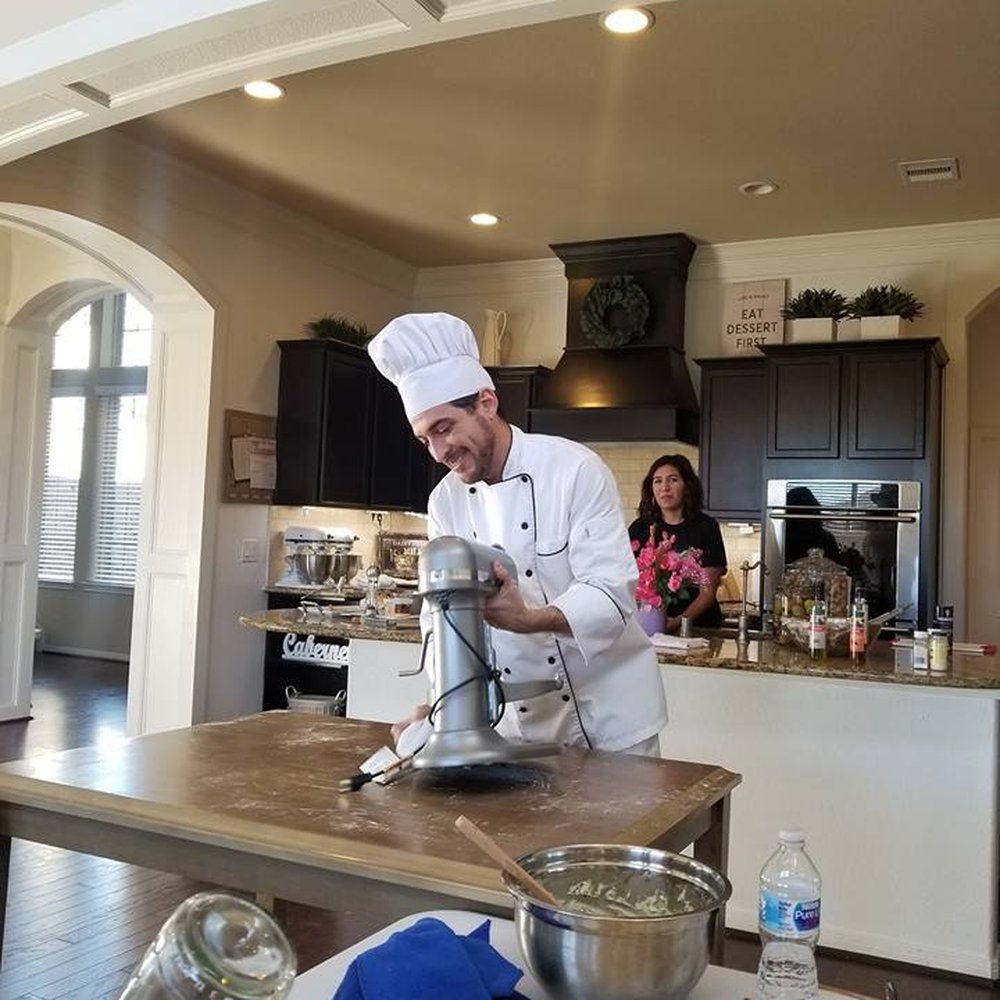 Danjoy's Homemade Pasta - The star(s) of the show, Chef Giancarlo and his wife - Cooking Classes Near Me - Katy, Texas Danjoy's Homemade Pasta - The star(s) of the show, Chef Giancarlo and his wife - Cooking Classes Near Me - Katy, Texas