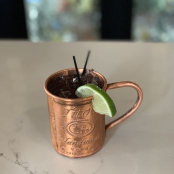 Back Bistro - Moscow Mule ($11). - New American Near Me - Folsom, California