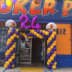 Joker Party Supply - Kobe and Gigi. Forever in our hearts.