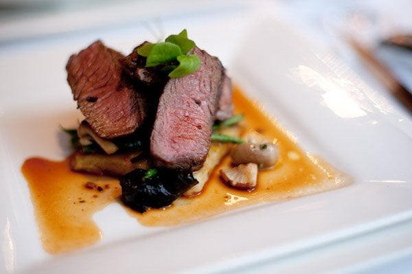 Photo of Bushi-Tei - San Francisco, CA, US. Grass fed beef tenderloin, potato anna, perigourdine