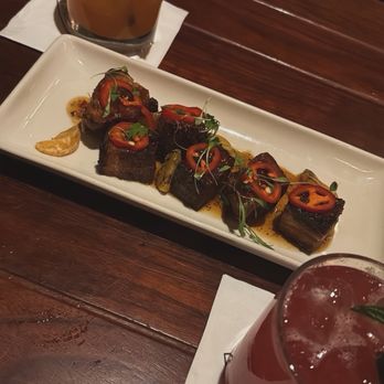 The Ranch - Crispy Pork Belly Bites, Bourbon Smash, Front Porch Swing - Steakhouses Near Me - Irving, Texas