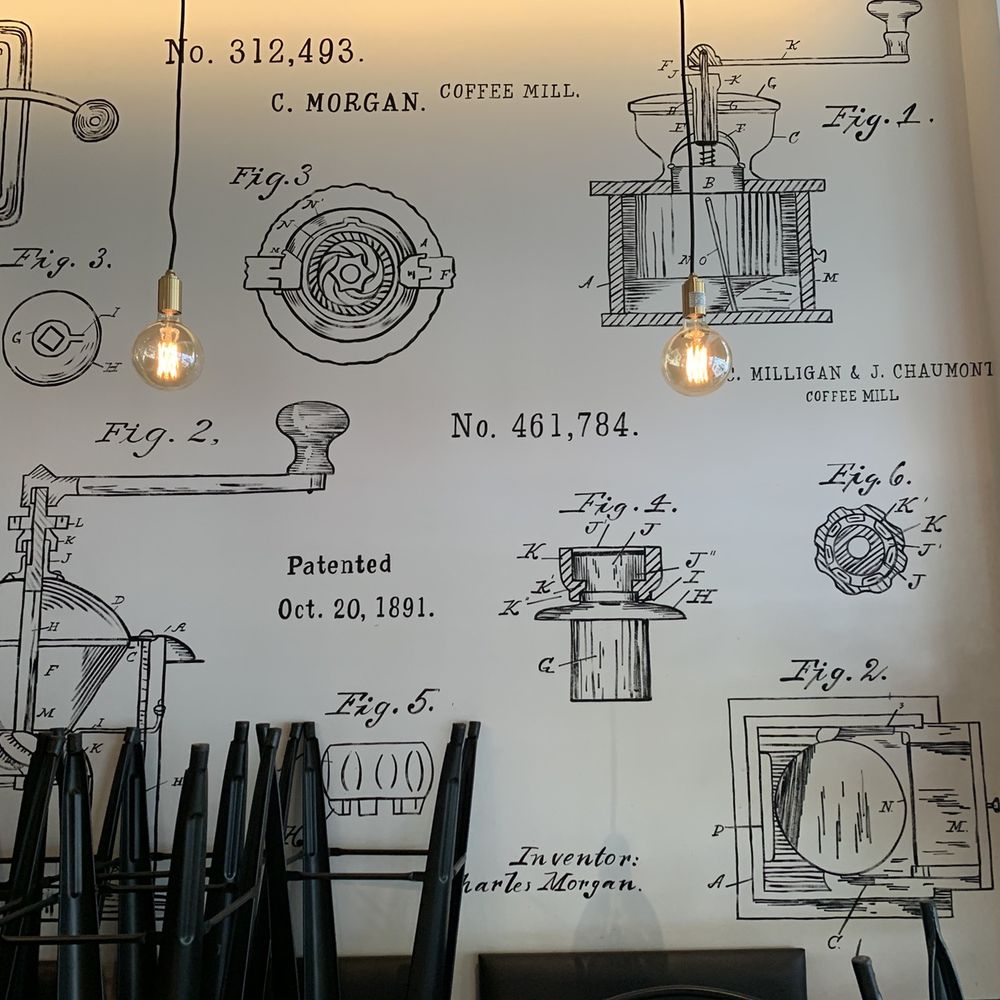 Black Press Coffee - Interior - chairs up for covid. Takeout only! - Coffee & Tea Near Me - New York, New York Black Press Coffee - Interior - chairs up for covid. Takeout only! - Coffee & Tea Near Me - New York, New York