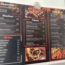 Kluge's Rucken Fidiculous BBQ - Menu